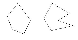 Convex vs Concave polygons