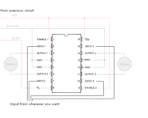 Connecting input pins